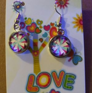 Handmade cabochon earrings